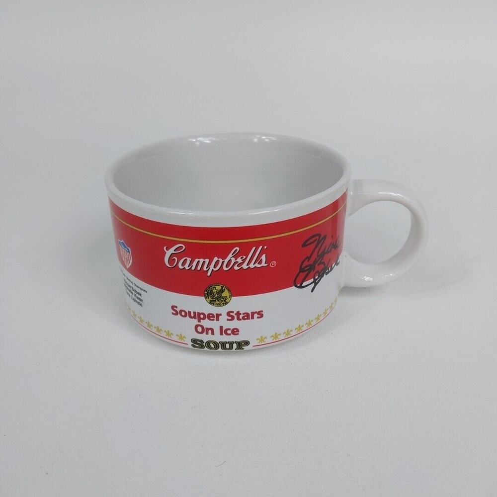 Campbell’s Souper Stars on Ice Mug Bowl Olympic Kwan Bobek Tara Lipinkski‎ 1998